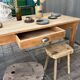 Oak farmhouse table