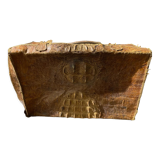 Vintage crocodile suitcase 50s