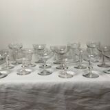 Antique champagne glasses