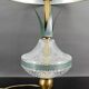 Pineapple lamp in crystal and patinated metal, France, 1950