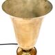 Lampe cornet art déco laiton et verre