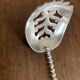 Silver metal spoon Vintage Art Deco