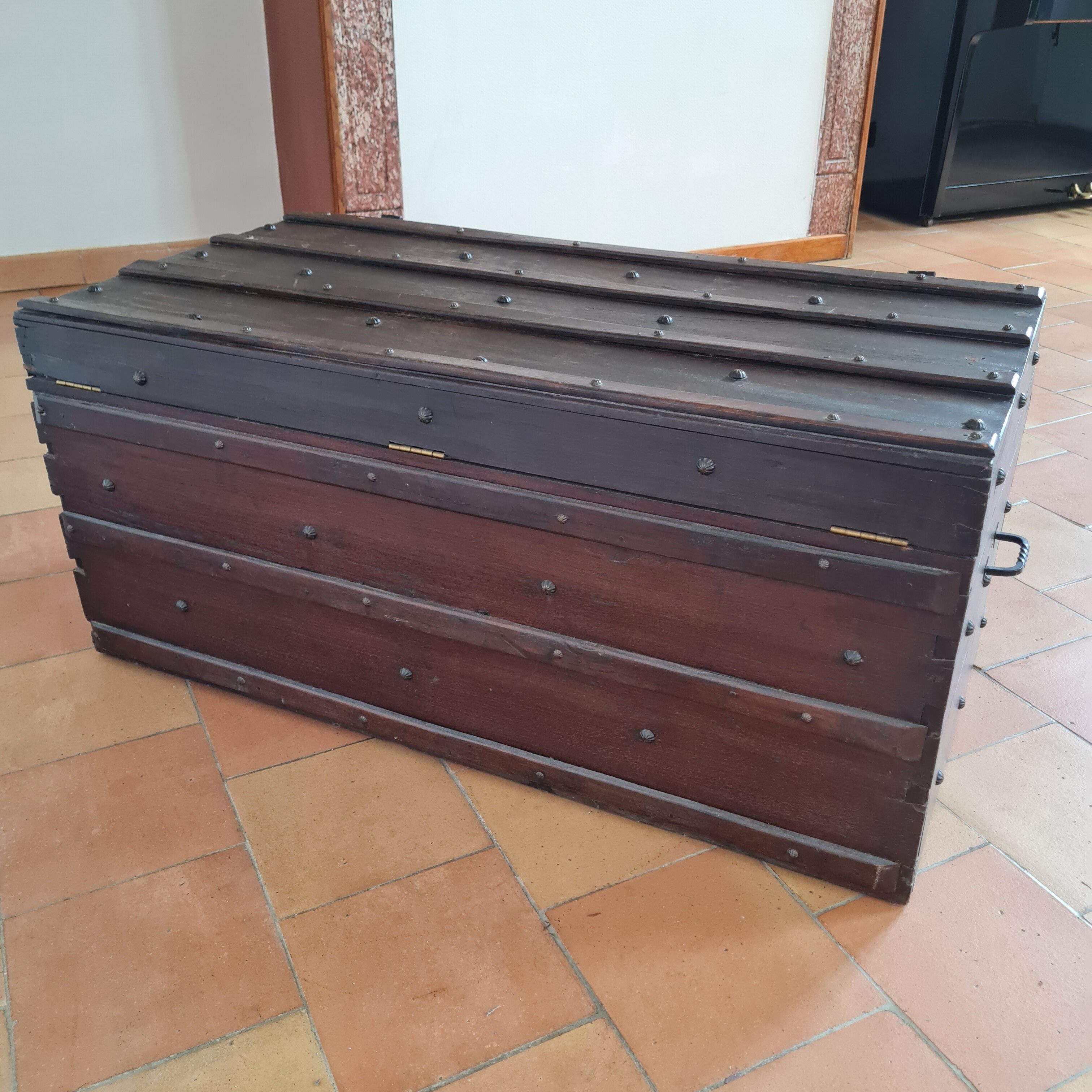 Vintage transport trunk