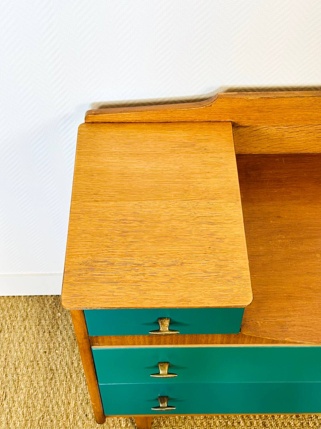 Coiffeuse en chêne 1960