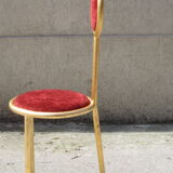 Chaise tripode fabrication main épreuve d'artiste