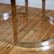 1970 glass and chrome Boris Tabacoffunfortunately Roche Bobois dining room table