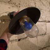 Industrial swan neck wall light