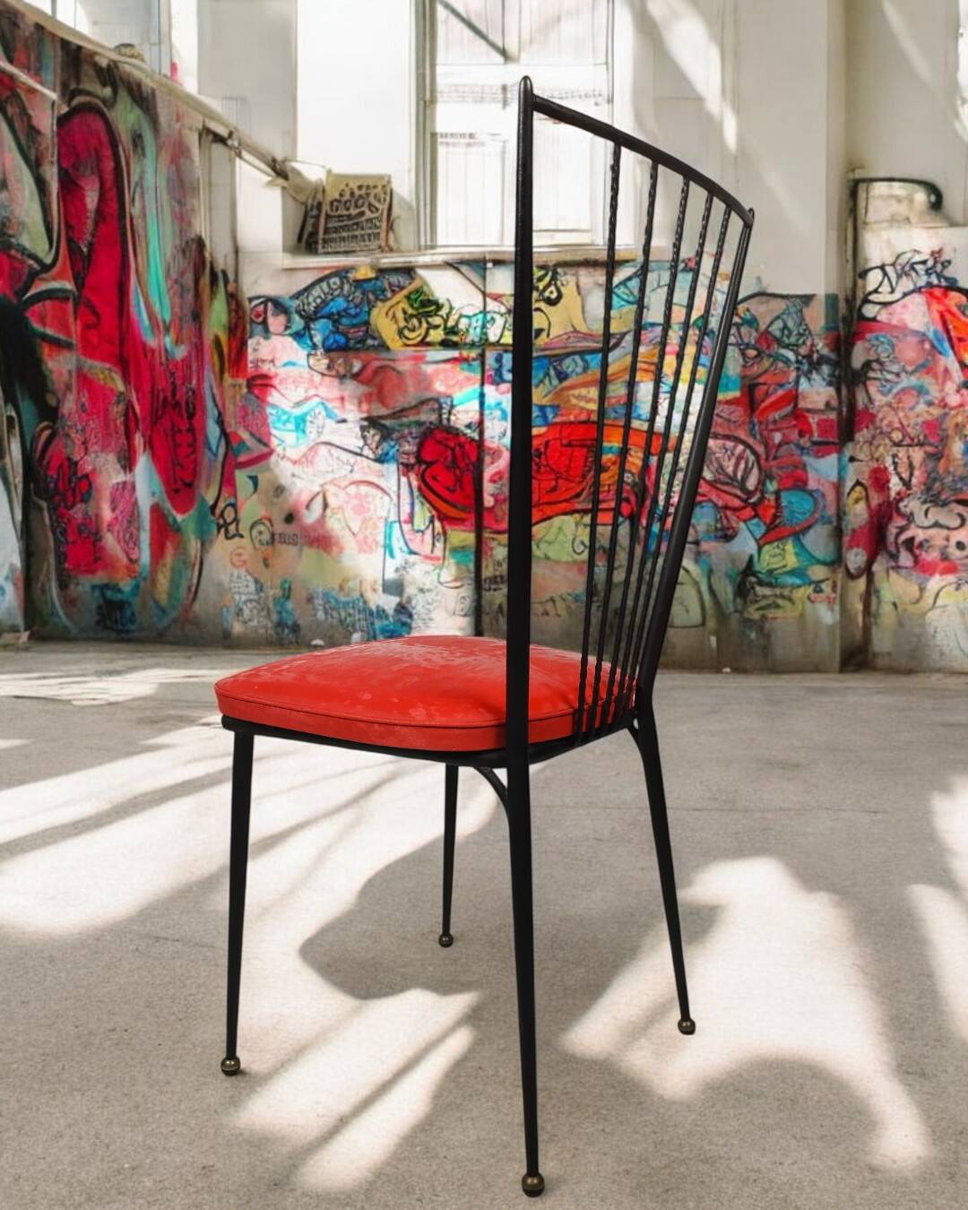 Set of six vintage chairs