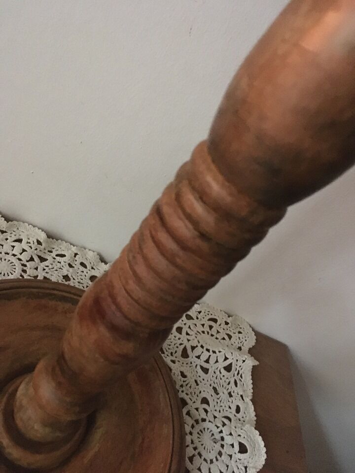 Healing wooden side table.