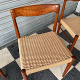 Set of 4 chairs by H.W. Klein for Bramin