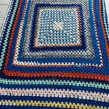 Wool crochet blanket