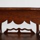 Art Deco side table in full oak, France ca. 1920