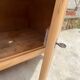 Vintage Scandinavian wooden storage cabinet