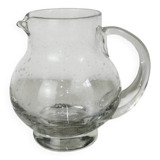 small blown glass pitcher