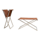 Pair of folding stools by Michael Christensen