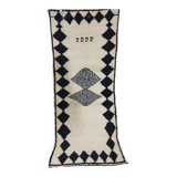 Handmade moroccan berber rug 231 x 95