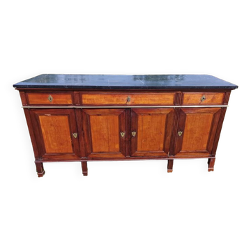 Enfilade early nineteenth fossilized marble top