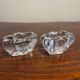 Daum France Crystal Salt and Pepper Shakers