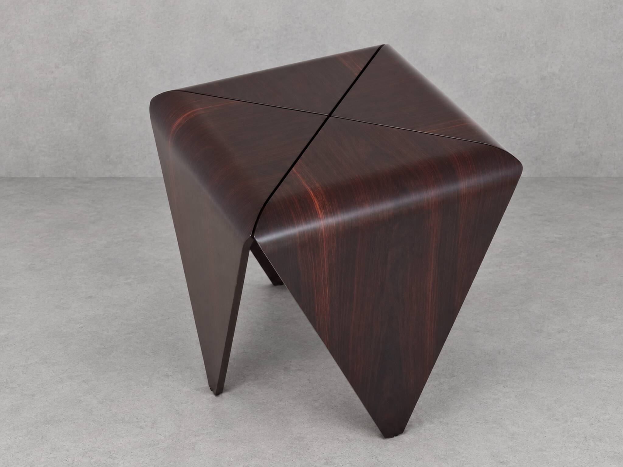 Petalas Side Table Nighstand by Jorge Zalszupin, Rosewood