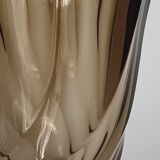 Twisted glass vase