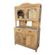 Two-body oak sideboard from the 1940s; stripped