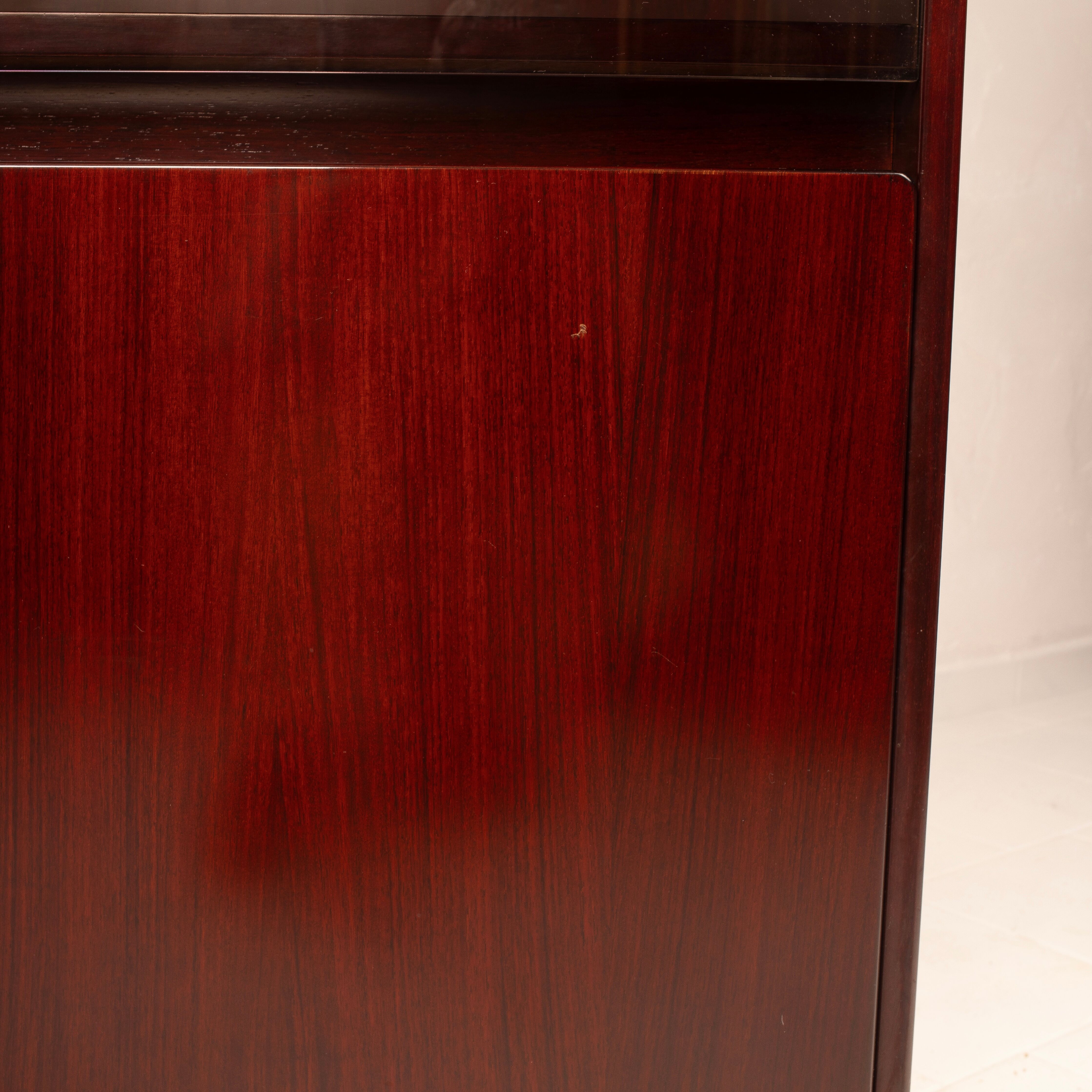 African Rosewood Daniel Cabinet by Paolo Piva for FAMA