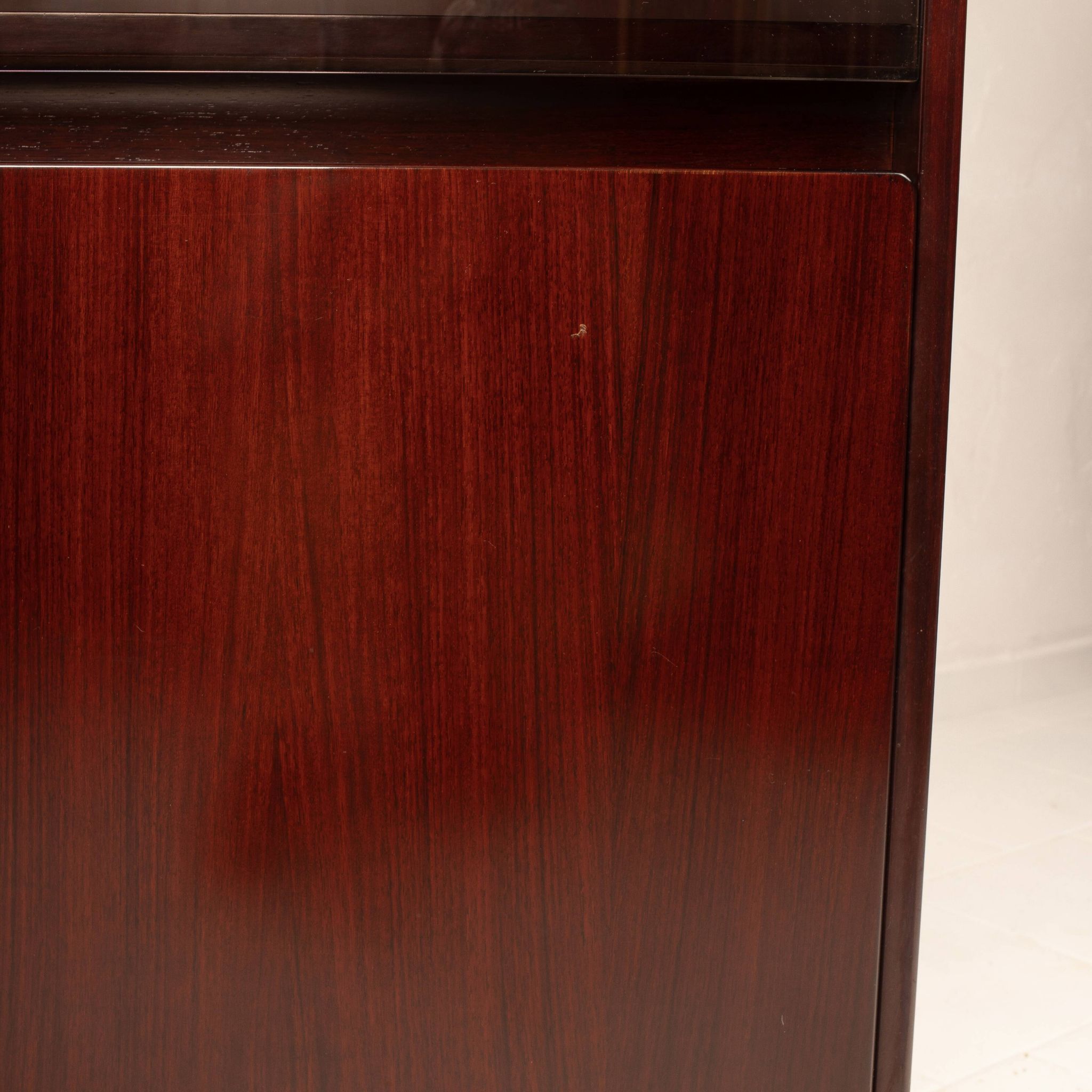 African Rosewood Daniel Cabinet by Paolo Piva for FAMA