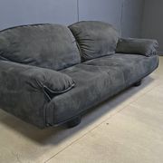 Velvet sofa by Saporiti Italia, 1980s