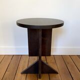 Side table totem in oak