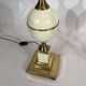 Paire de lampes de table en émail vintage - années 1970 Hollywood Regency rétro