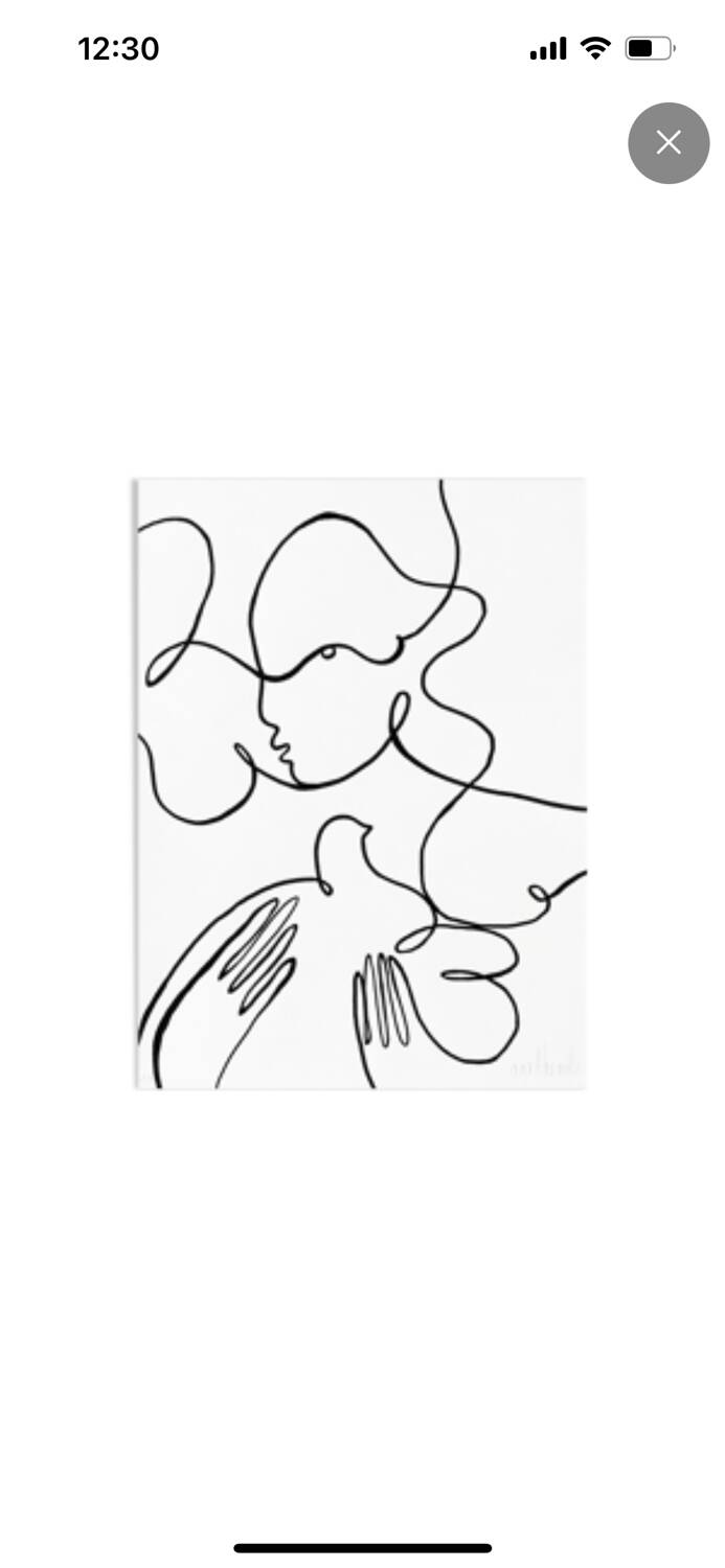 Lot of two poetic works, in 30 x 40 cm format, ink and paint on paper