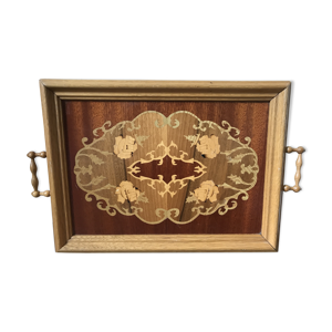 Plateau marqueterie italienne