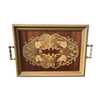 Italian marquetry tray