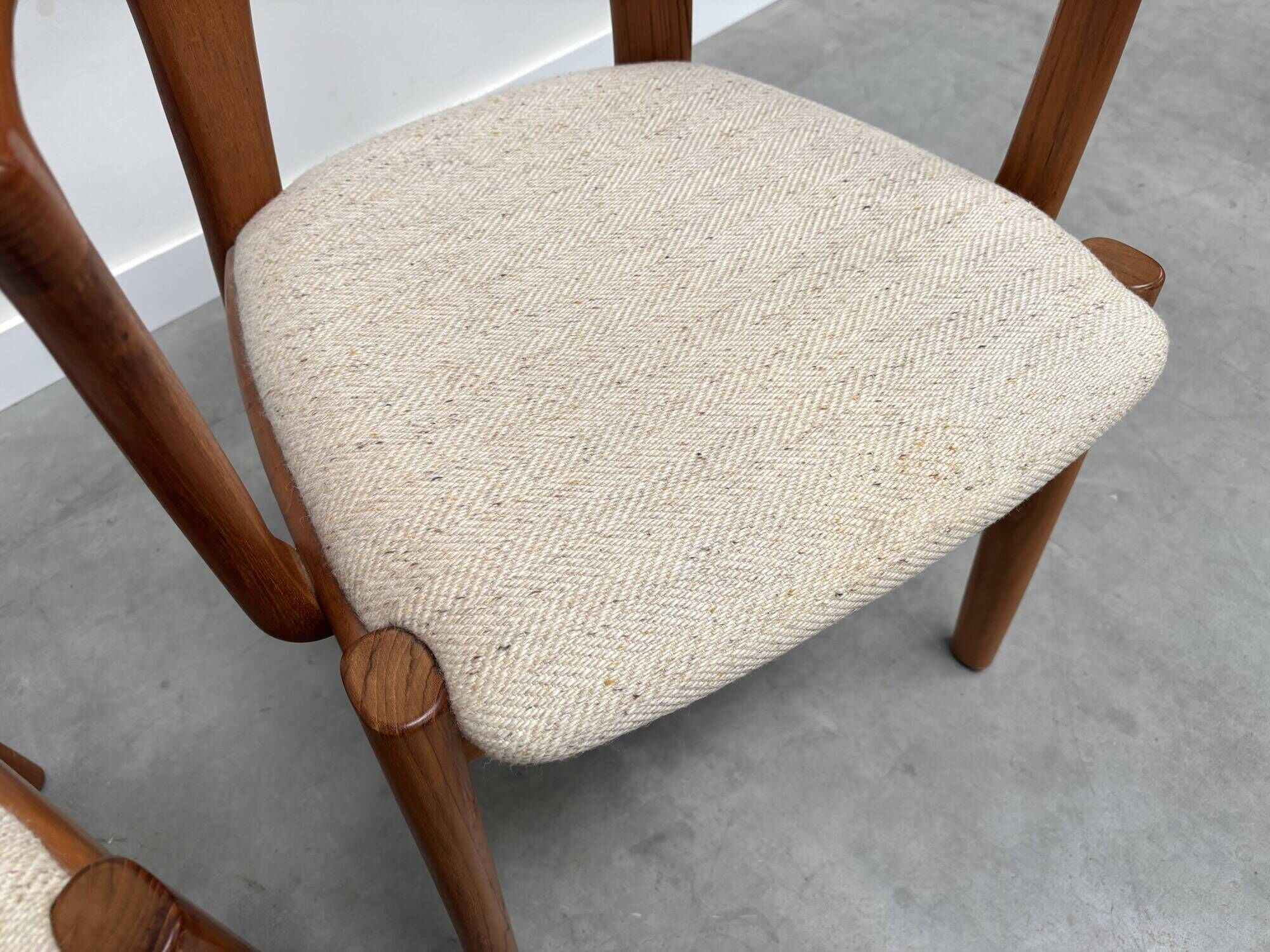 6x Dining chairs by Koefoeds Hornslet, 1970s
