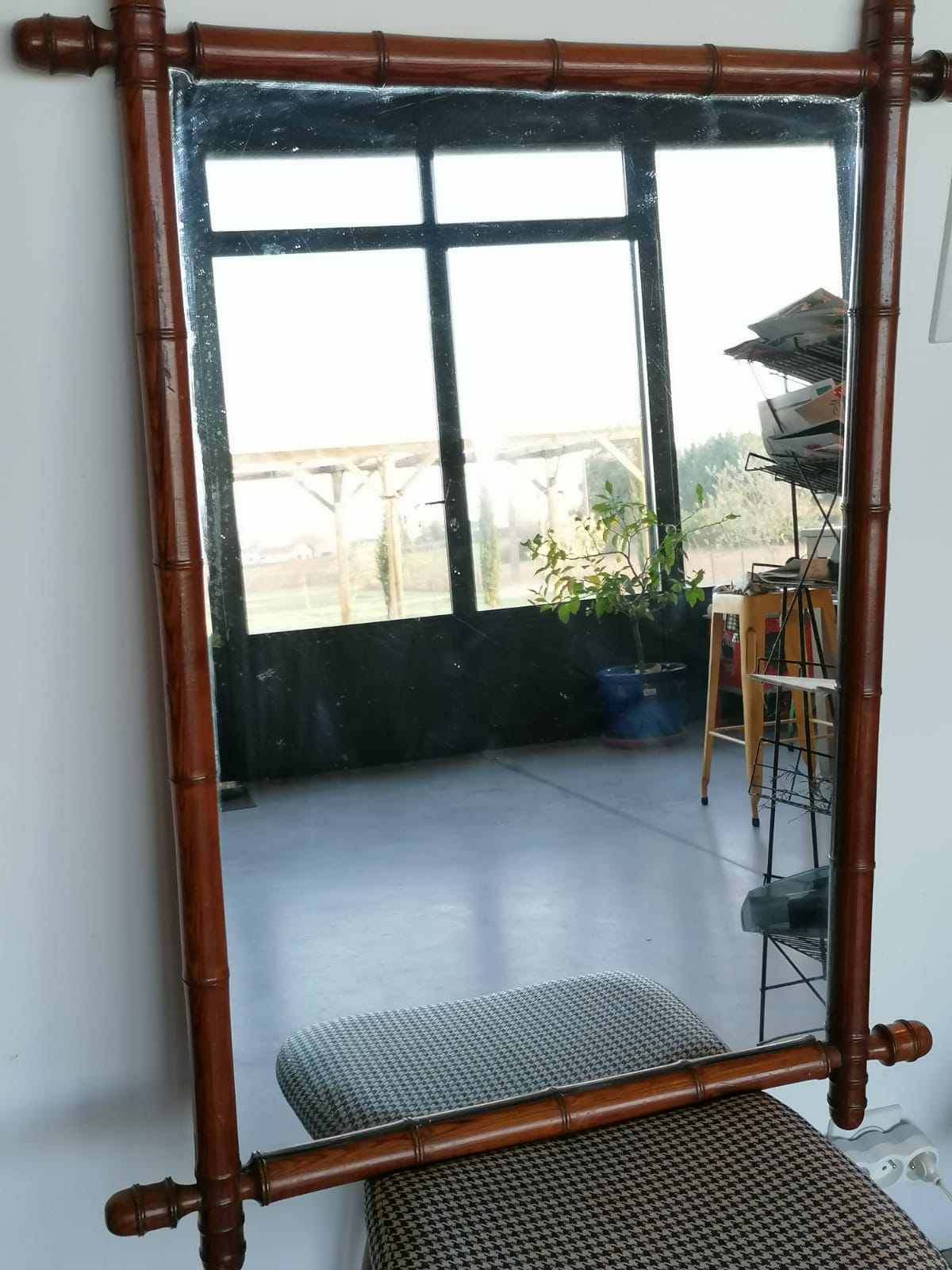 Miroir bambou 75x100cm