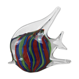 Murano glass fish paper press