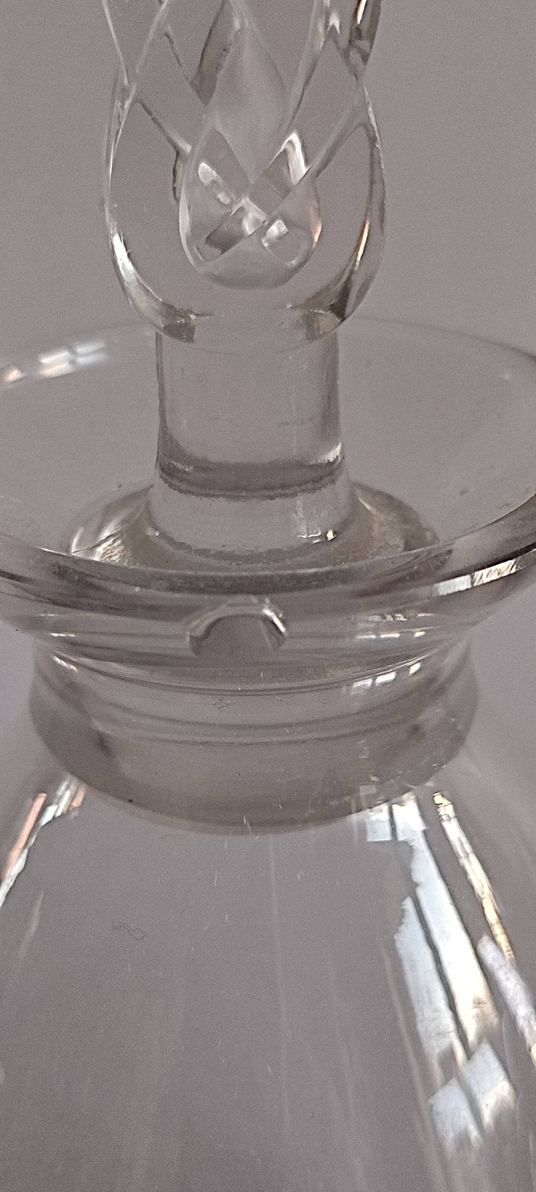 Lalique crystal carafe
