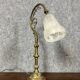 Degué: 1880s gilt bronze desk lamp