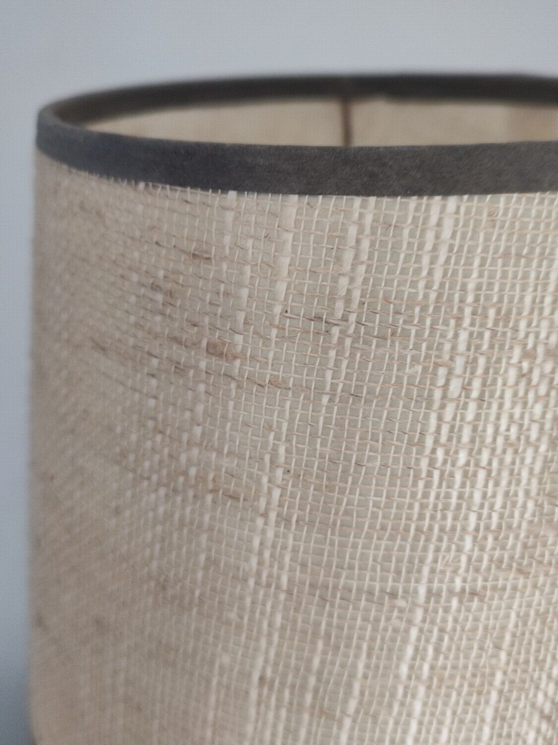 Vintage Japanese straw lamp