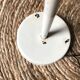 White metal wall sconces