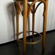 Tabouret bois courbé et cannage