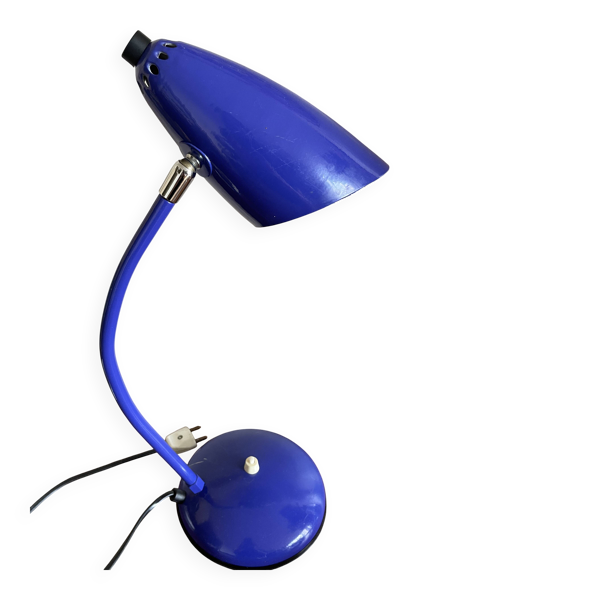 Lampe bleue vintage en fer — Beyit