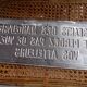 Plaque sncf aluminium