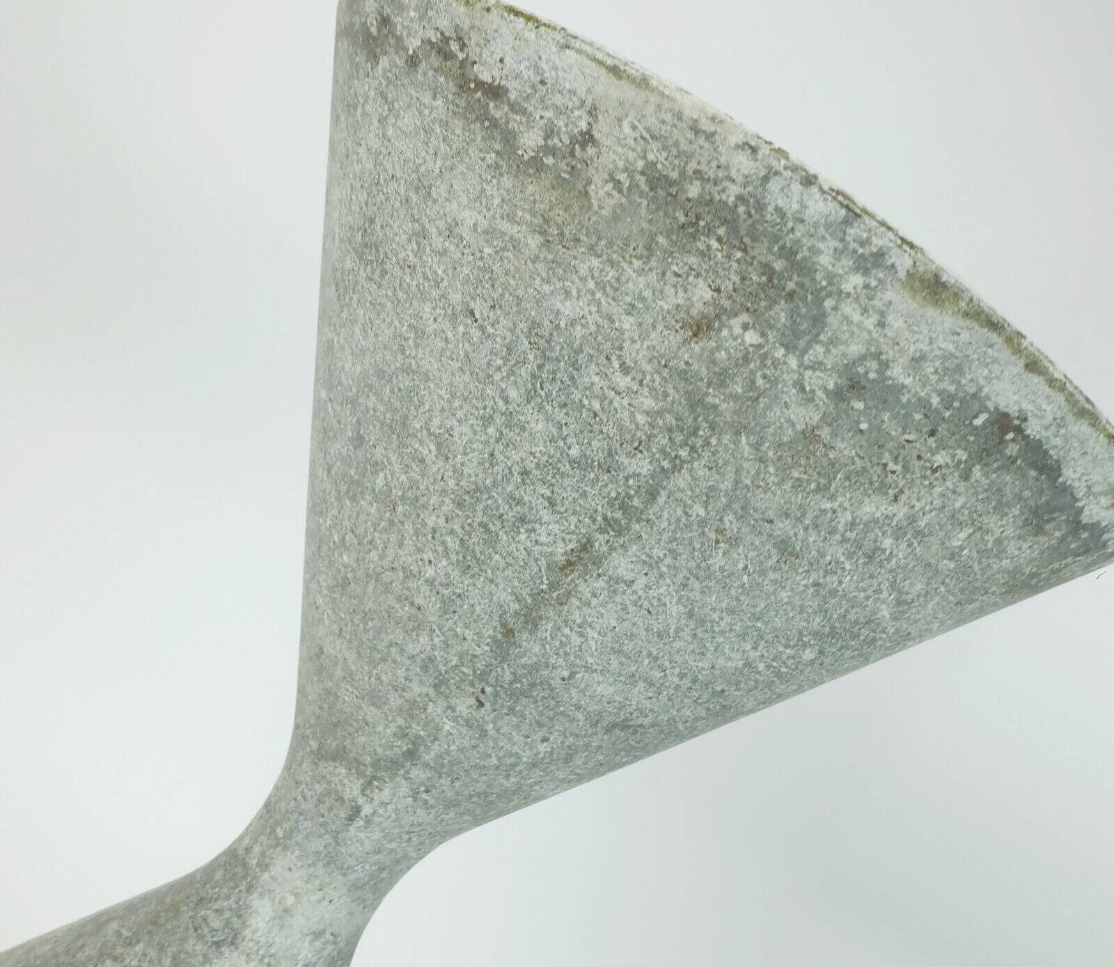 gray spindel PLANT POT mid century architectural planter Anton Bee and willy guhl 1950s