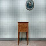 Bedside table with marble top (refurbished)