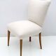 Mid-Century Modern Italian Bouclé Small Armchair, 1950s