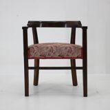 1940s Beech Bentwood Armchair, Czechoslovakia
