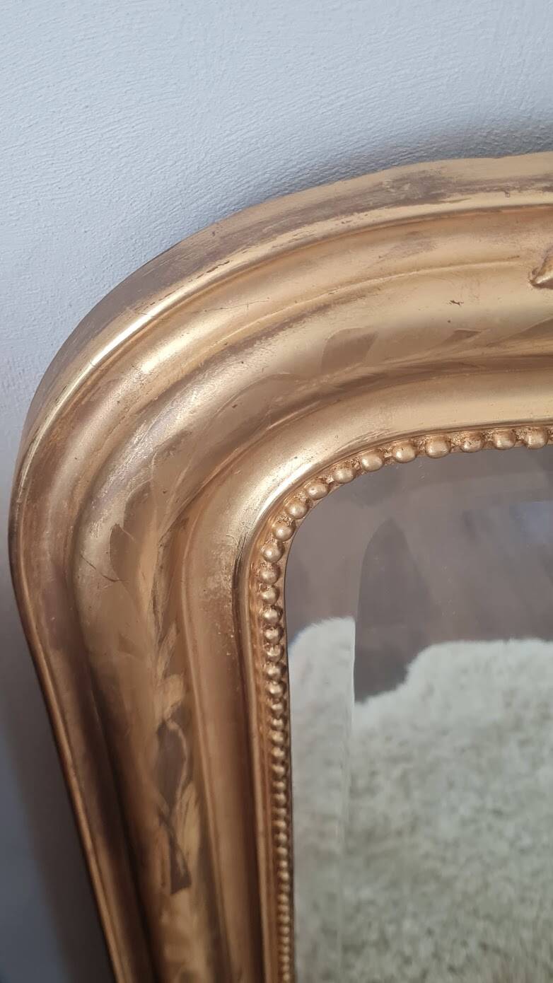 Miroir Louis Philippe avec fronton