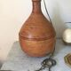 Vintage leather lamp 40 cm