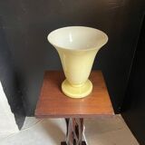 Art Deco lamp in yellow Opaline